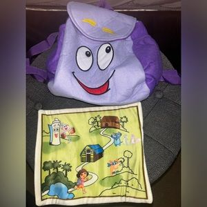dora backpack with map